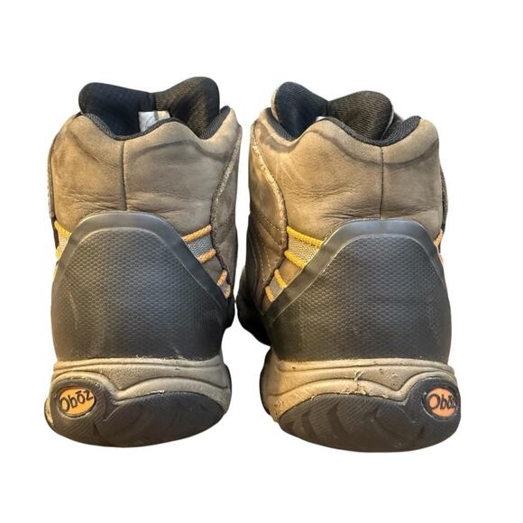 Oboz Bridger Waterproof Brown Leather Hiking Boot Men size 10.5 - Picture 5 of 11